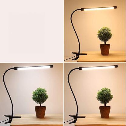 Obrázek Flexibilní stmívatelná stolní LED lampa s klipem