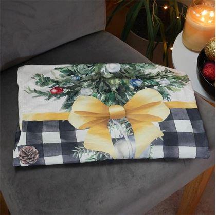 Obrázek z Potah na židli s vánočním motivem - stromeček