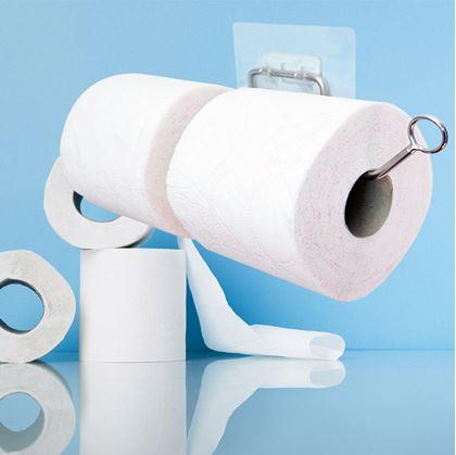 Obrázek z Nerezový nalepovací držák na papírové utěrky