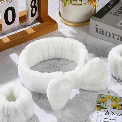 Obrázek z Sada náramků a čelenky na mytí obličeje