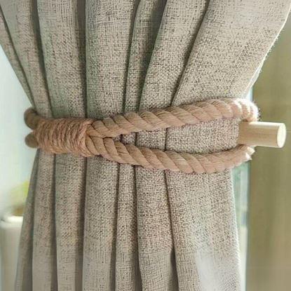 Obrázek Dekorativní spona na závěs lano