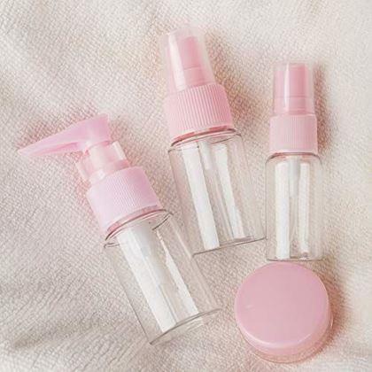 Obrázek z Sada cestovních lahviček na kosmetiku v taštičce do letadla 50 ml