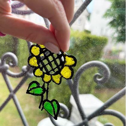 Obrázek z Barvy na sklo s předlohou