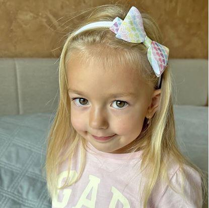 Obrázek Třpytivá čelenka s mašlí