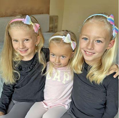 Obrázek Třpytivá čelenka s mašlí