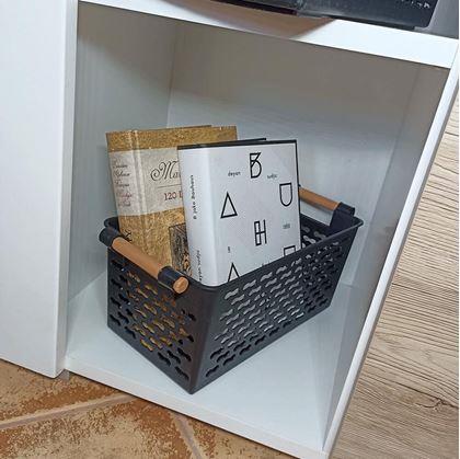 Obrázek z Úložný box s úchytkami - černý