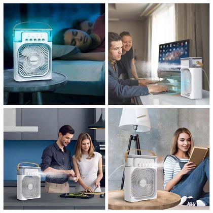 Obrázek z Stolní ventilátor s mlhou