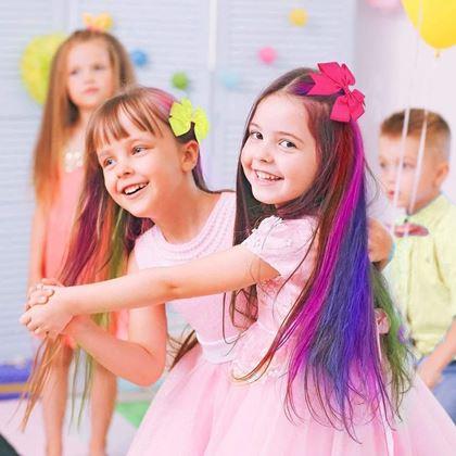 Obrázek z Smývatelné křídy na vlasy - 12 barev