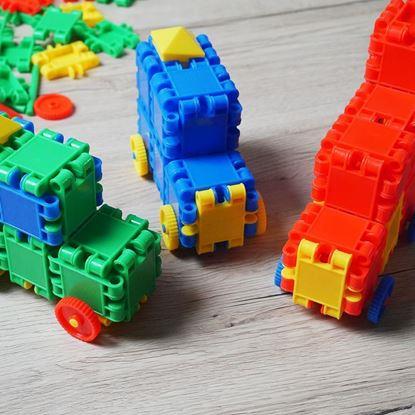 Obrázek Autíčková stavebnice 100 dílků