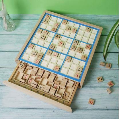 Obrázek Dřevěné sudoku