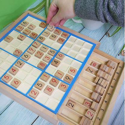 Obrázek Dřevěné sudoku