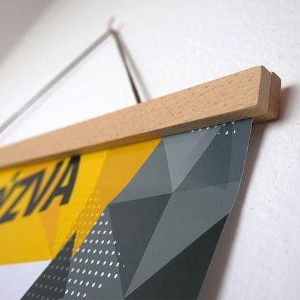 Obrázek z Dřevěný rám na plakát, šířka 41 cm