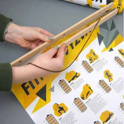 Obrázek Dřevěný rám na plakát, šířka 41 cm