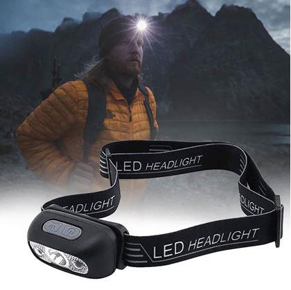 Obrázek z LED čelovka se senzorem pohybu