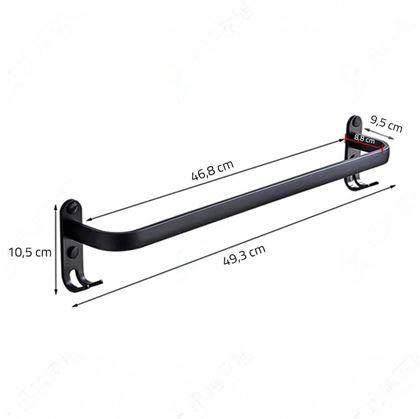 Obrázek z Nalepovací věšák na ručník, s háčky