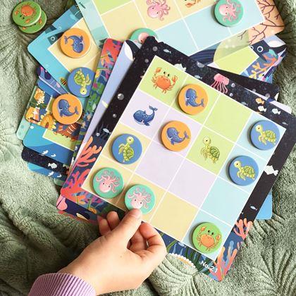 Obrázek z Sudoku pro děti - mořská zvířátka
