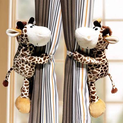 Obrázek z Spona na závěsy žirafa