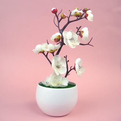 Obrázek z Umělá sakura v květináči - 30 cm