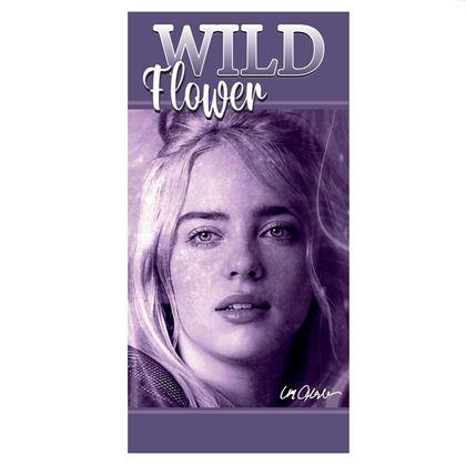 Obrázek z Dětská osuška 70x140 cm - Billie Eilish Wildflower