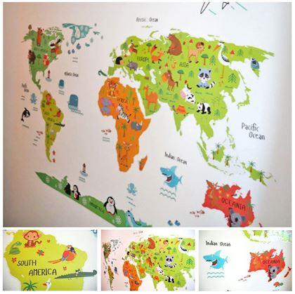 Obrázek z Dětská mapa světa