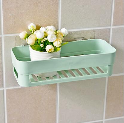 Obrázek Nalepovací polička do koupelny/kuchyně - mátová