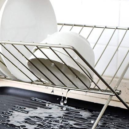 Obrázek z Nerezový odkapávač na nádobí s tácem