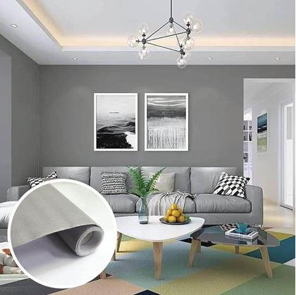 Obrázek z Matná samolepící tapeta 200 x 60 cm - šedá