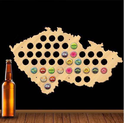Obrázek z Sběratelská mapa na zátky od piva