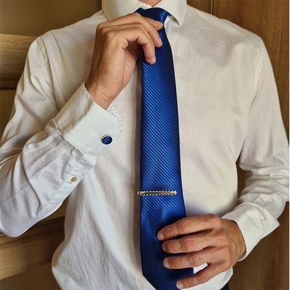 Obrázek z Sada doplňků k obleku - modrá