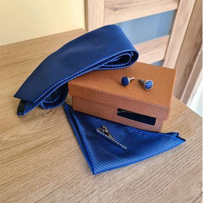 Obrázek z Sada doplňků k obleku - modrá