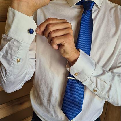 Obrázek z Sada doplňků k obleku - modrá