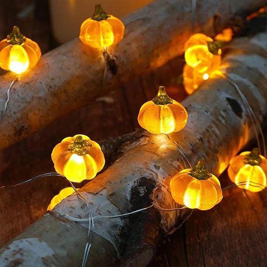 Obrázek z LED světelný řetěz dýně