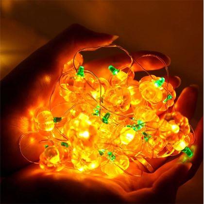 Obrázek z LED světelný řetěz dýně