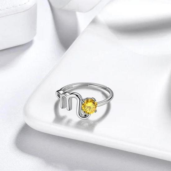 Obrázek z Nastavitelný prstýnek znamení - štír