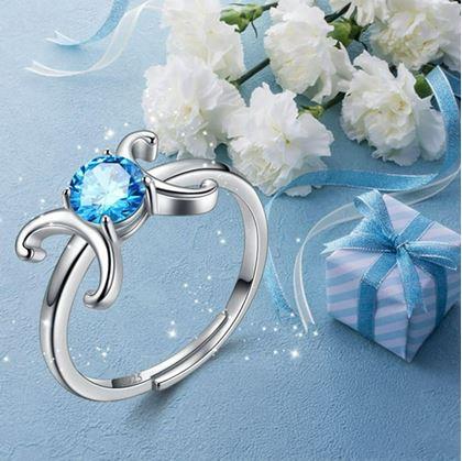 Obrázek z Nastavitelný prstýnek znamení - ryby