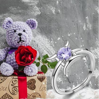 Obrázek z Nastavitelný prstýnek znamení - blíženci