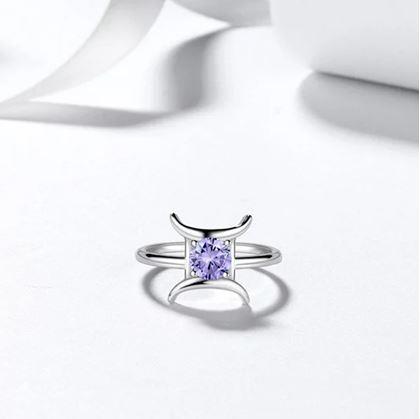 Obrázek z Nastavitelný prstýnek znamení - blíženci