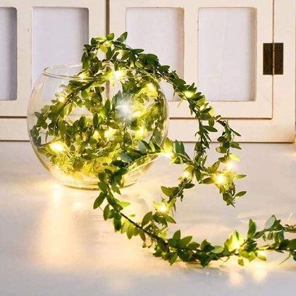 Obrázek z Solární LED řetěz - listy