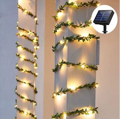 Obrázek z Solární LED řetěz - listy
