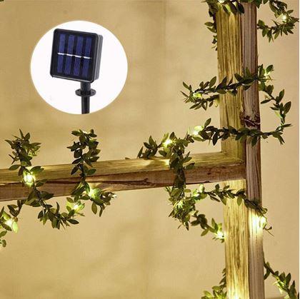 Obrázek z Solární LED řetěz - listy