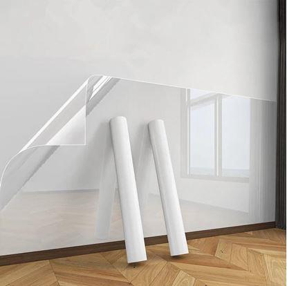 Obrázek Statická transparentní ochranná a omyvatelná fólie na stěnu 60x200 cm