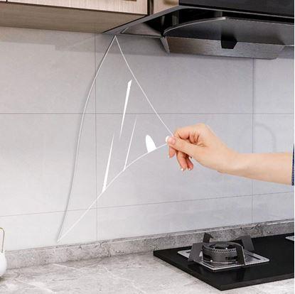 Obrázek Statická transparentní ochranná a omyvatelná fólie na stěnu 60x200 cm