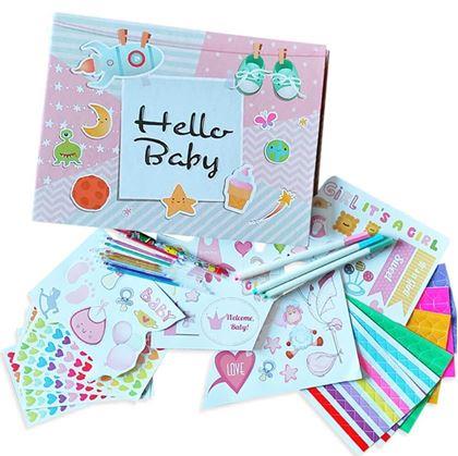 Obrázek z Zážitkový deník/dětské fotoalbum + kreativní sada samolepek