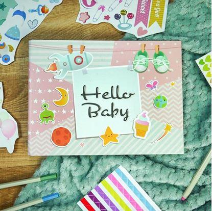 Obrázek Dětské fotoalbum + kreativní sada samolepek