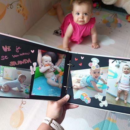 Obrázek z Dětské fotoalbum + kreativní sada samolepek