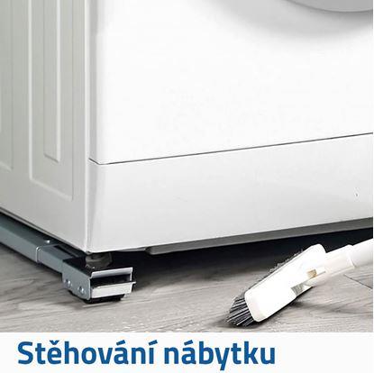 Obrázek Nastavitelná stěhovací kolečka pod nábytek a spotřebiče