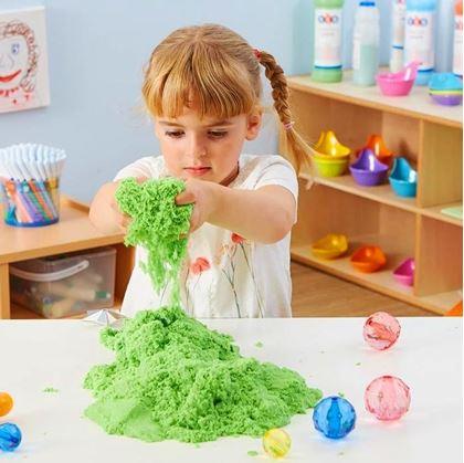 Obrázek z Modelovací tekutý písek mega set 2000 g - plastový kyblík