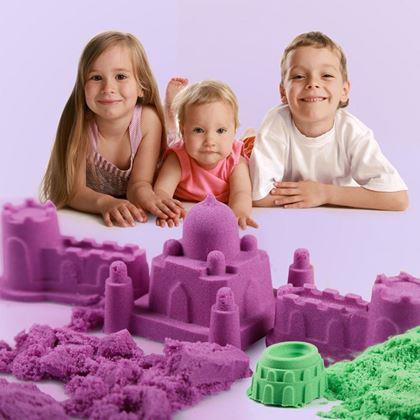 Obrázek z Tekutý kinetický písek mega set 2000 g - plastový kyblík