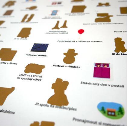 Obrázek z Stírací plakát - 100 věcí co zažít v páru