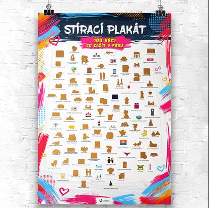 Obrázek Stírací plakát - 100 věcí co zažít v páru